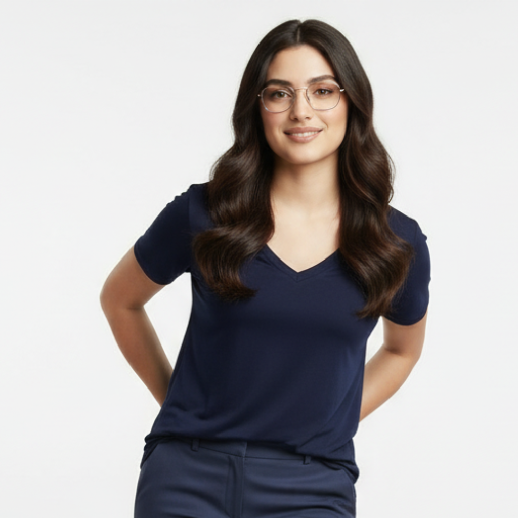 Women's 3-Pack Casual V-Neck T-Shirts | Soft, Comfy & Trendy | UAE Exclusive Offer